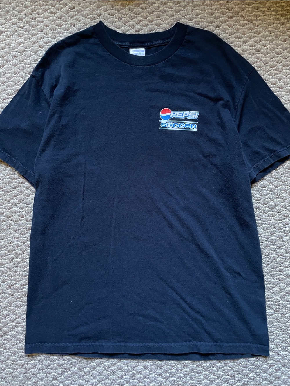 Y2K Pepsi x Soccer t shirt
